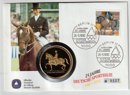 Numisbrief 1992 jahre - 25,