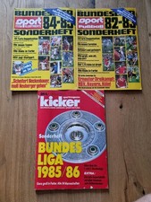 3x Kicker Sonderhefte Sport Illustrierte Sonderheft Bundesliga 82 83 84 85