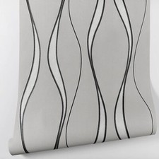 5㎡ Braun 3D Effekt Geprägte Tapetenrolle Vliestapete für Wohnzimmer Schlafzimmer