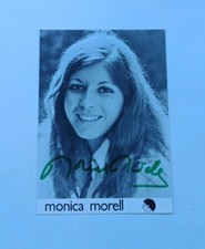 Foto Monica Morell mit Original Unterschriebt