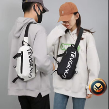 Crossbag Bodybag Rucksack Damen Herren Unixex schwarz weiß Schultergurt Neu 2024