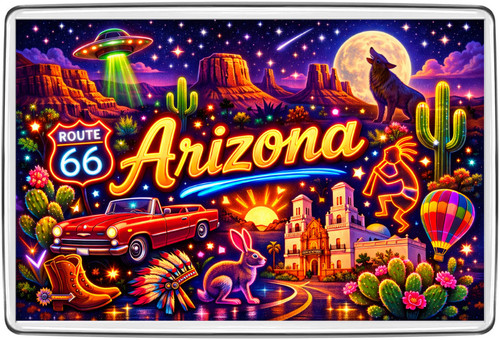 Arizona route wüste neon - arizona,