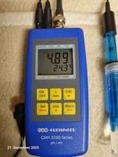 Greisinger GMH 3511 Set Kombi-Messgerät pH-Wert, Redox (ORP), Temperatur TOP