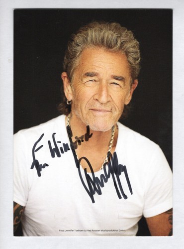 Peter maffay autogrammkarte - peter,