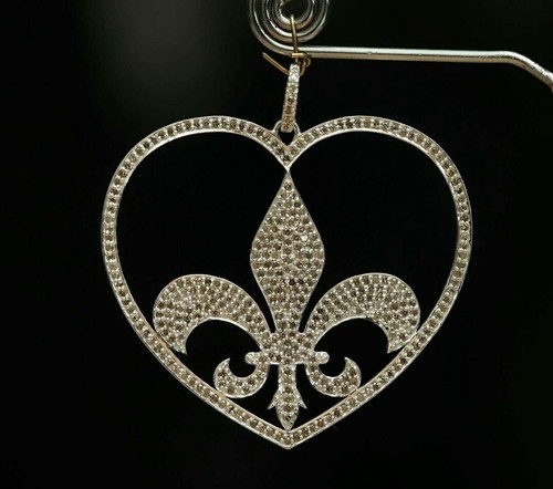 Fleur lis herz anhänger - de,