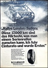 Veith Pirelli Cinturato Gürtelreifen, originale Werbung aus 1971 mit Porsche 911