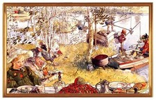 Carl Larsson Maler Schweden Eröffnung der Krebsfang-Saison Leinwand XL2