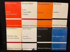 SAMMLUNG PAKET - 17 x BIBLIOTHEK SUHRKAMP - Frisch, Hesse, Musil, Beckett u.a.