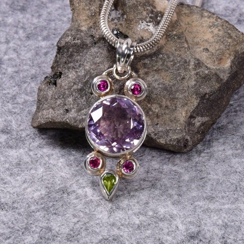 Amethyst anhänger 925er - amethyst, anhänger,