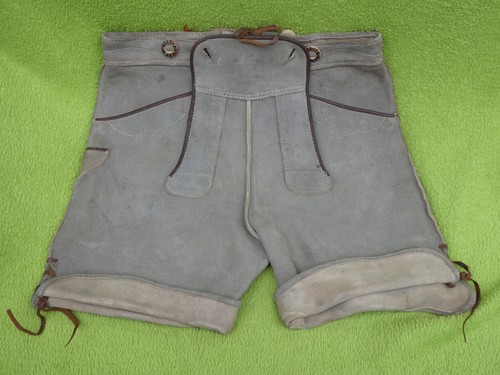 Alte kurze trachtenlederhose - alte,