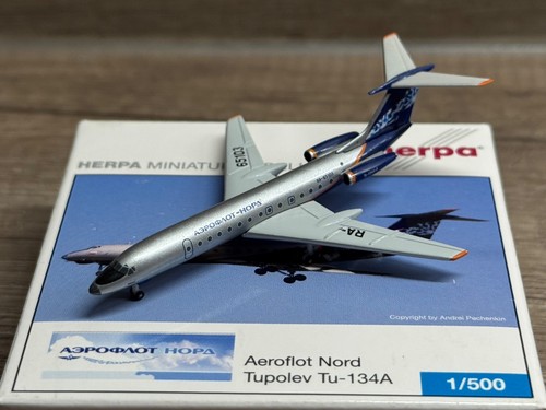500 herpa tupolev 134 - 1:500,