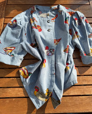 Bluse Enten Leinen Größe 42