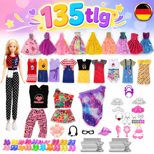 135 teile barbie - 135,