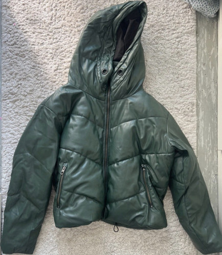 Zara damen steppjacke grün - zara,