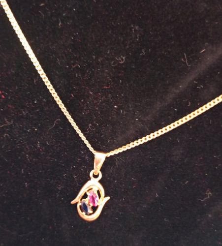 Gold halskette mit - gold,