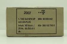 Telekom 1. TAE 3x6 NFN UP LSA-plus Telefonanschlussdose 1 Stück "Neu"