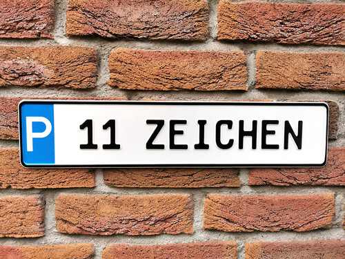 Stück parkplatzschild - stück,