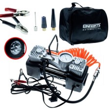 MINI-KOMPRESSOR 12V 150 PSI Doppelzylinder Luftpumpe Auto Druckluftkompressor