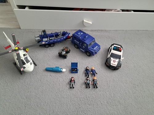 Playmobil polizei suv mit boot - playmobil,