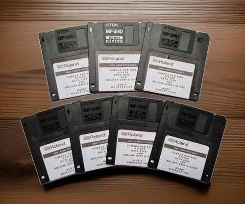 Diskettenbegleitstile sammlung - diskettenbegleitstile,