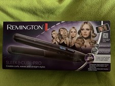 REMINGTON "SLEEK & CURL" PRO NEU GLÄTTEISEN LOCKENSTAB UNBENUTZT