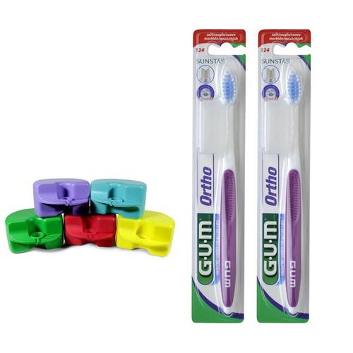 Gum ortho handzahnbürste - 2x,