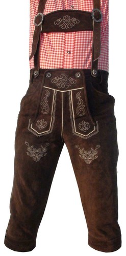 Herren lederhose kniebund - herren,