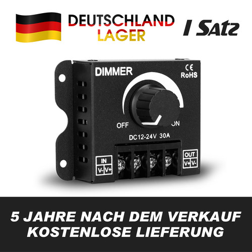 Led dimmer 12v 24v 30a - dimmer,