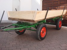 Traktor Anhänger zweiachser landwirtschaftlicher Anhänger Ackerwagen Rolle