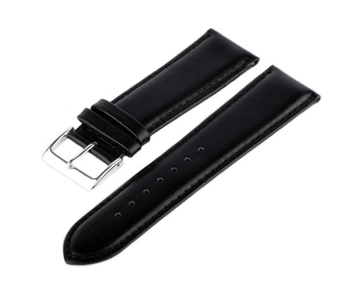Uhren lederarmband schwarz llb - schwarz,