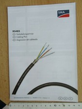 SMA Verkabelungsprinzig RS 485  - Deutsch Englisch Spanisch Solare Datentechnik 