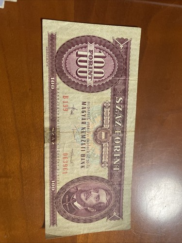 Ungarn banknote schein 100 - schein,