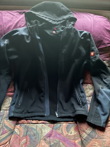 Schwarze softshelljacke m - schwarze,