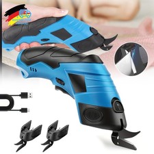 Kabellose Akku Elektrische Schere Schneiderschere für Stoff Karton Leder Teppich