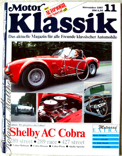 Motor klassik shelby ac - motor, 11-87+shelby