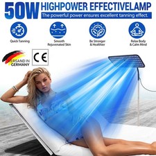 50W Bräunungslampe Solarium für Zuhause Tragbare Gesichtsbräunungslampe 126 LEDS