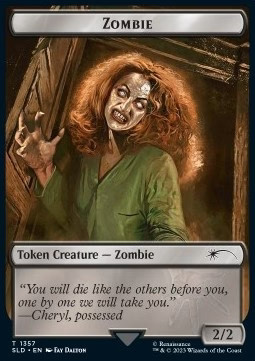 Magic mtg zombie token black - magic/mtg,