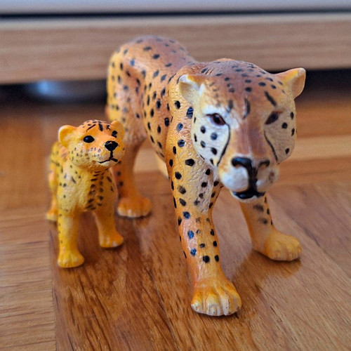 Gepard tierfiguren set - gepard,
