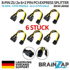 6x 8-PIN PCI-Express PCIe 2x