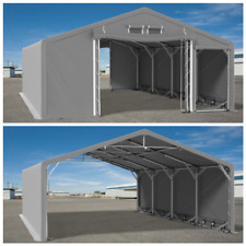 4x8m - 8x12m Lagerzelt Industriezelt Garagenzelt Pavillon PVC 600g/m2 Lagerhalle