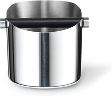 TCHIBO Knock-Box Abklopfschale für Siebträgermaschine Edelstahl Gummi