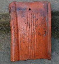 historische Dachziegel aus dem 18. Jhd. Handgefertigt/-gezeichnet, aus Hessen 