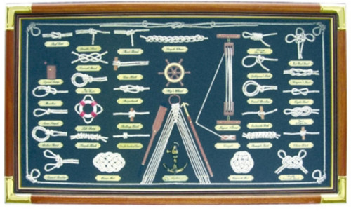 Knotentafel hinter glas - knotentafel,