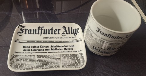 Arzberg zeitung tablett - tablett, aus