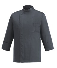 EGOCHEF Kochjacke Convoy Grey grau anthrazit atmungsaktiv Gr. S, M, 3XL ★SALE★