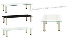 Fernsehtisch TV Glas Monitorerhöhung Bildschirmerhöhung Tisch Möbel Monitor