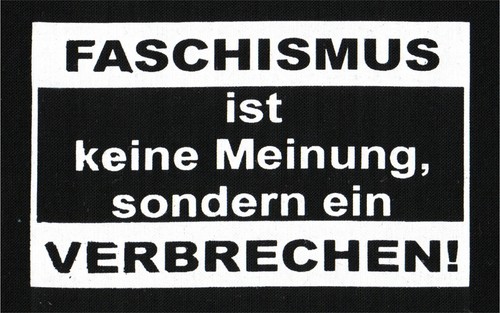 Faschismus patch aufnäher - patch,