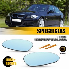 2x Spiegelglas beheizbar asphärisch für BMW E81 E82 E87 E88 E46 E90 E91 E92 E93