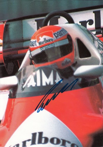 Signierte niki lauda - niki,