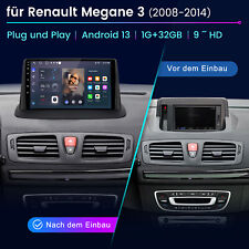 32GB Für Renault Megane 3 2008-2014 CarPlay Android 13 Autoradio GPS NAVI RDS